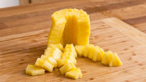 cut pineapple