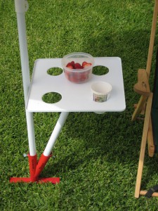 umbrella stand table