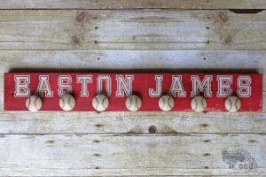 customizable baseball cap hanger
