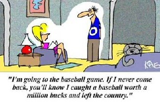 caught a million dollar baseball cartoon