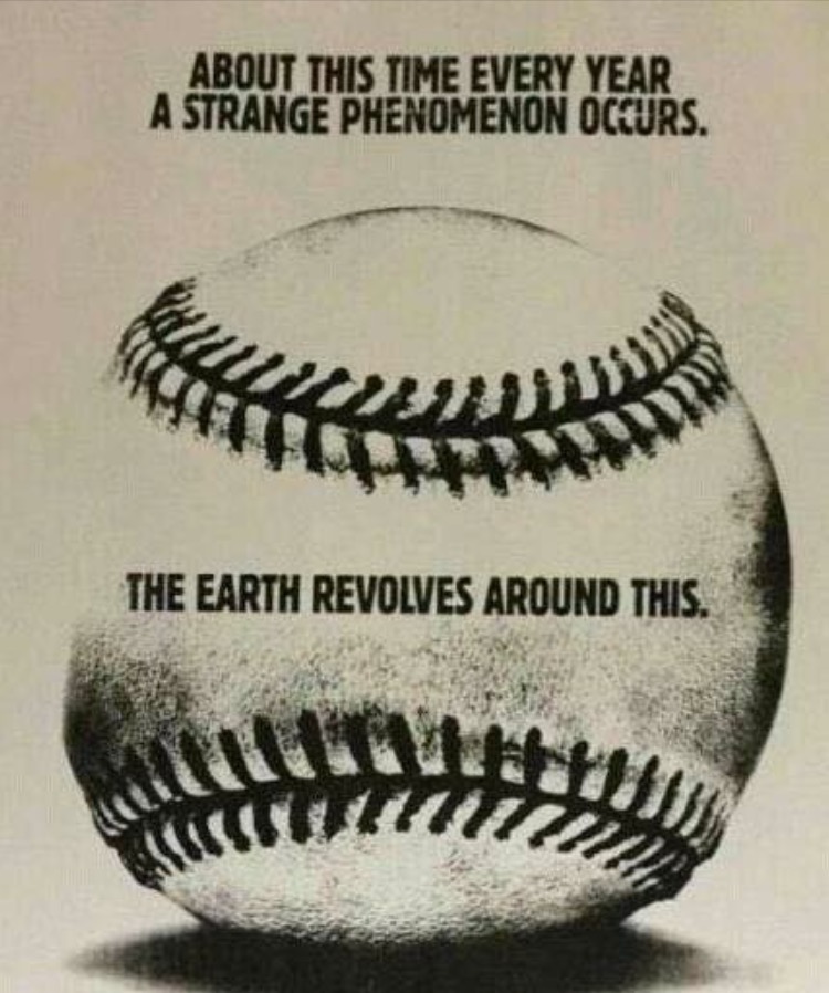 earth revolves around baseball