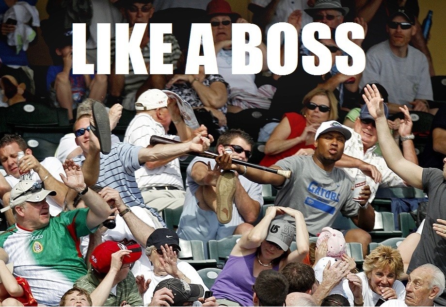 guy catches bat like a boss meme
