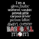im a glove findin uniform washin baseball mom meme