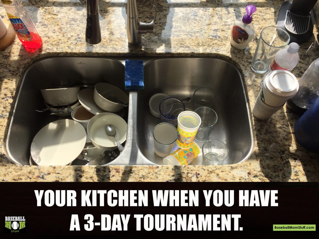 baseball mom kitchen meme