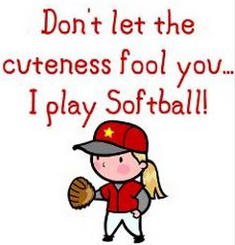 softball cuteness