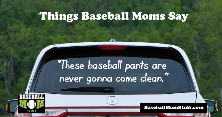these baseball pants are never gonna come clean