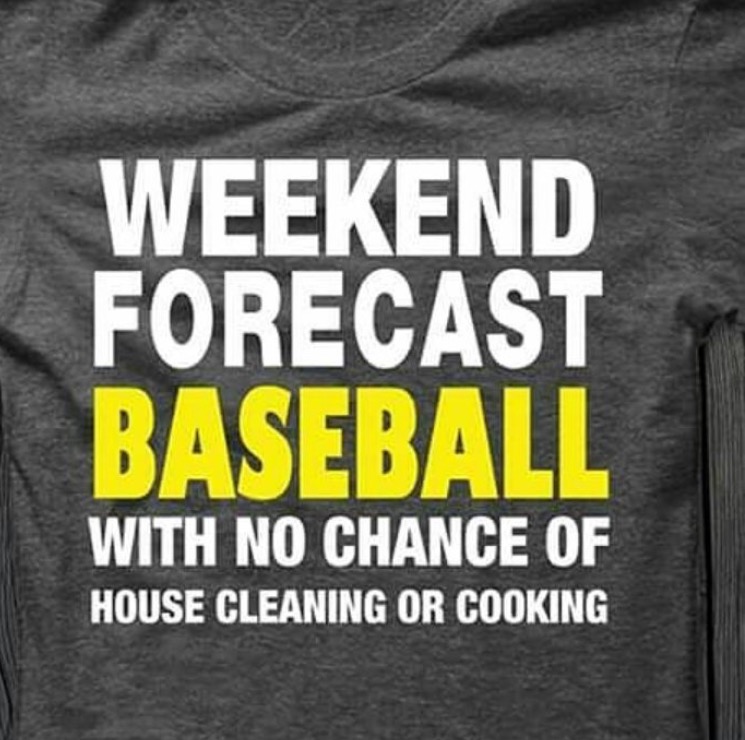 weekend forecast baseball