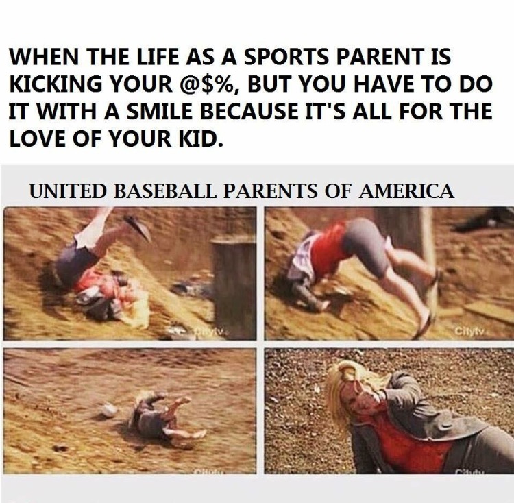 when the life of a sports parent is kicking your butt