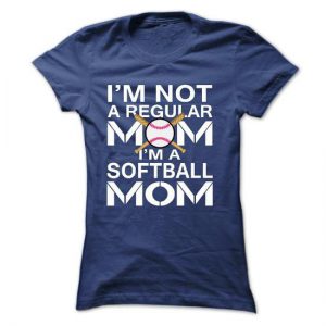 im not a regular mom im a softball mom tshirt