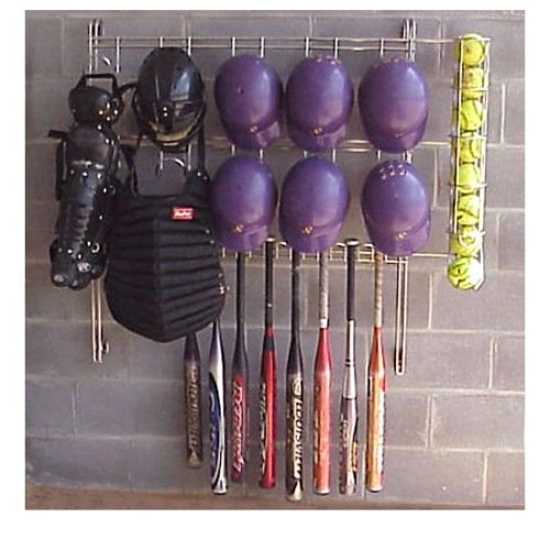 metal baseball rack