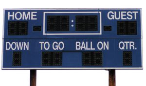 baseball scoreboard