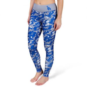 LA Dodgers Womens Shatter Repeat Print Leggings