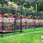 black batting cage