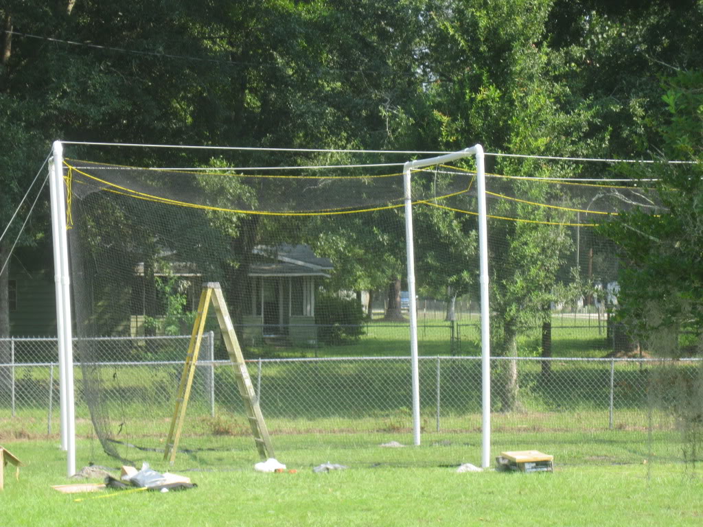 pvc batting cage