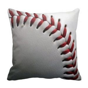 new baseball image pillow