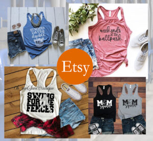 etsy baseball tank tops rectangular banner