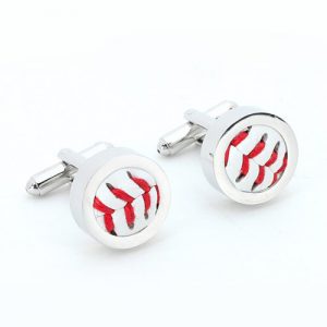 baseball cufflinks