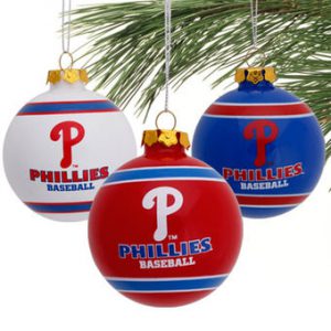 mlb phillies ornaments