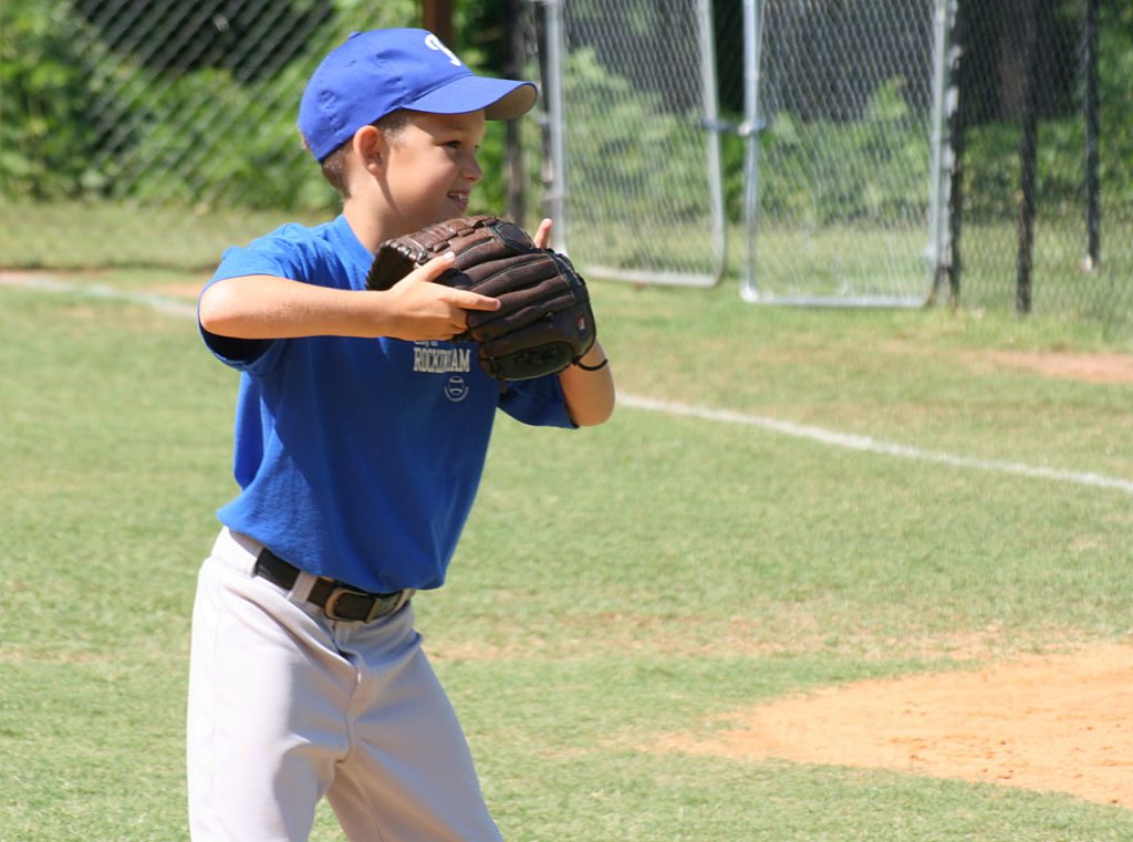 young baseball player