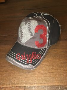 custom baseball mom hat