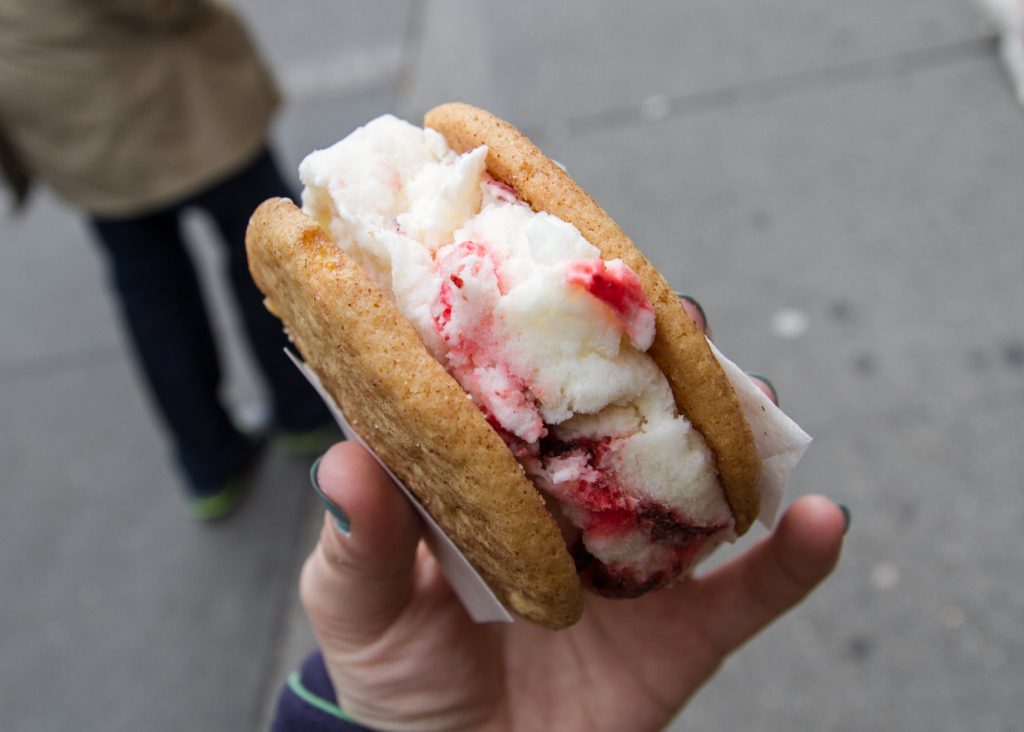 ice cream cookie sandwich