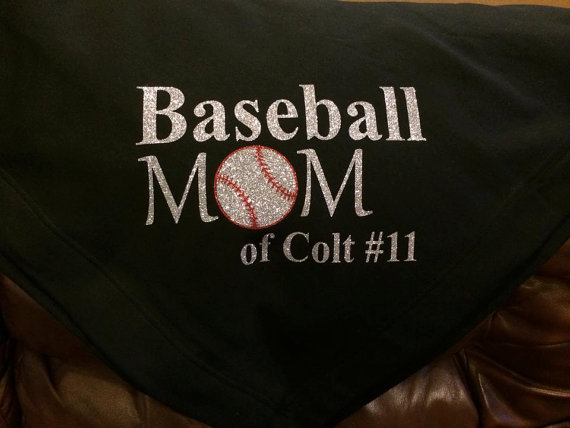 baseball mom stadium blanket