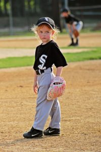 girl baseball player