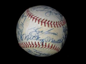 signed baseball