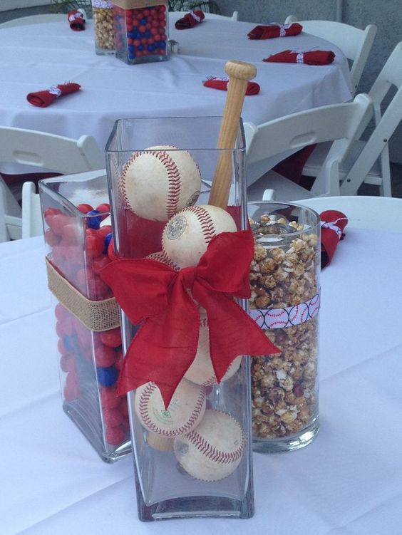 Baseball Table Centerpieces 