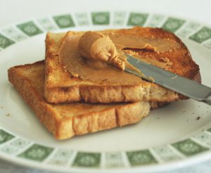 peanut butter toast