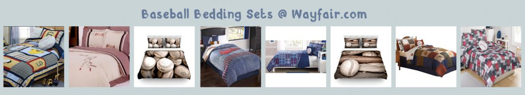 wayfair baseball bedding banner