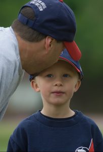 coach talking to player