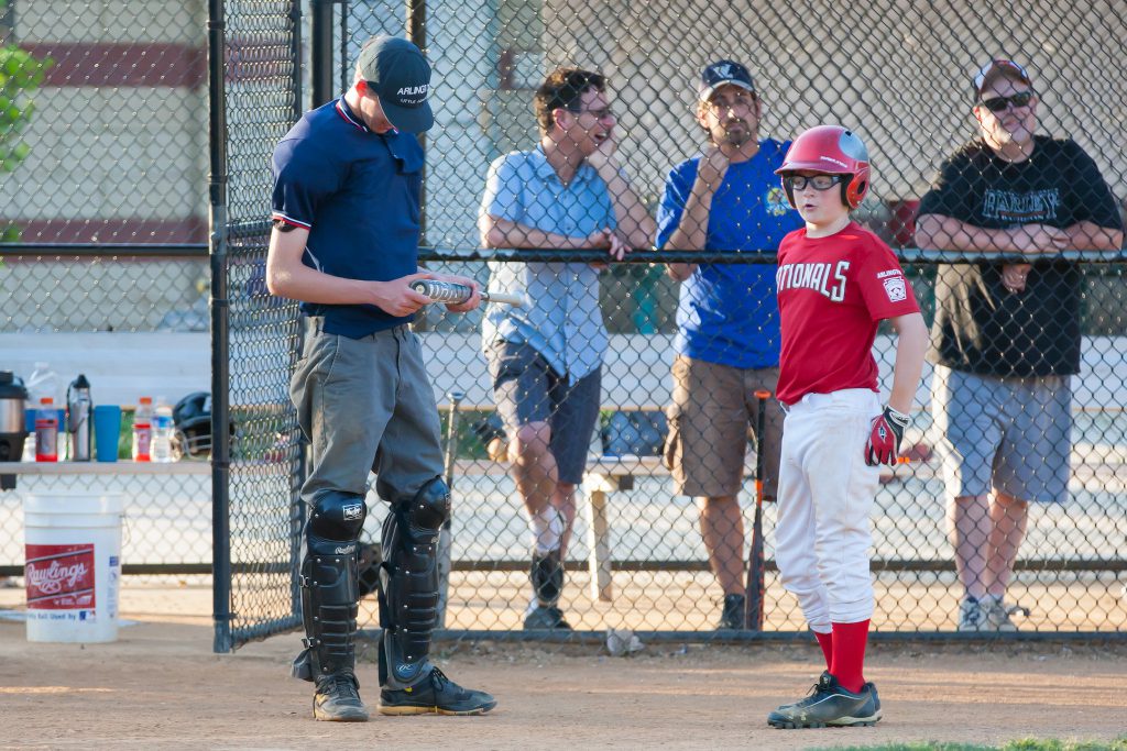 umpire and parents