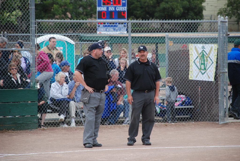 umpires on the field