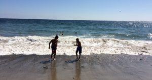 kids at the beach