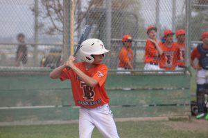 drew batting with the mako beast