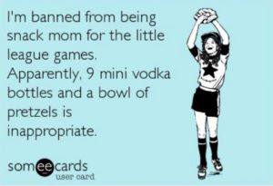 banned from snack mom meme