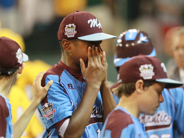 baseball player crying