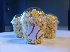 personalized popcorn snack cups