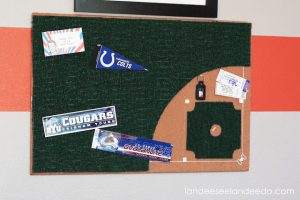 baseball diamond bulletin board