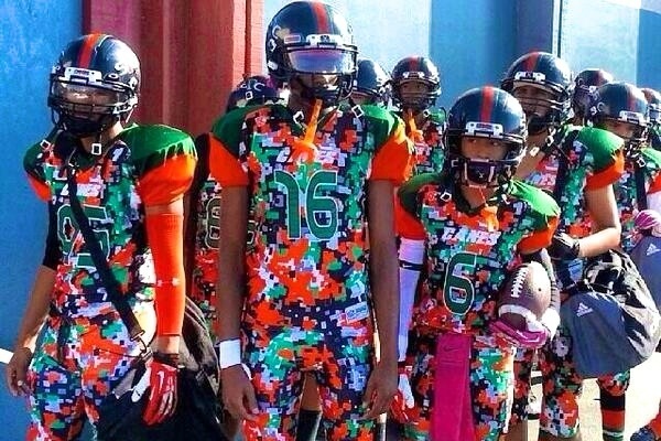 camo football uniforms