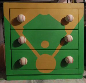 baseball diamond dresser