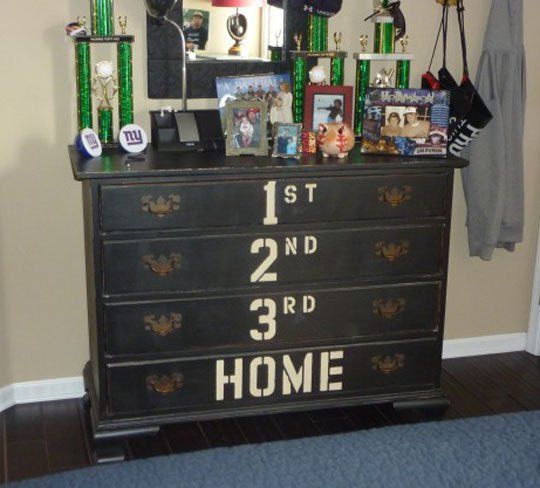 10 Cool Diy Baseball Dresser Ideas