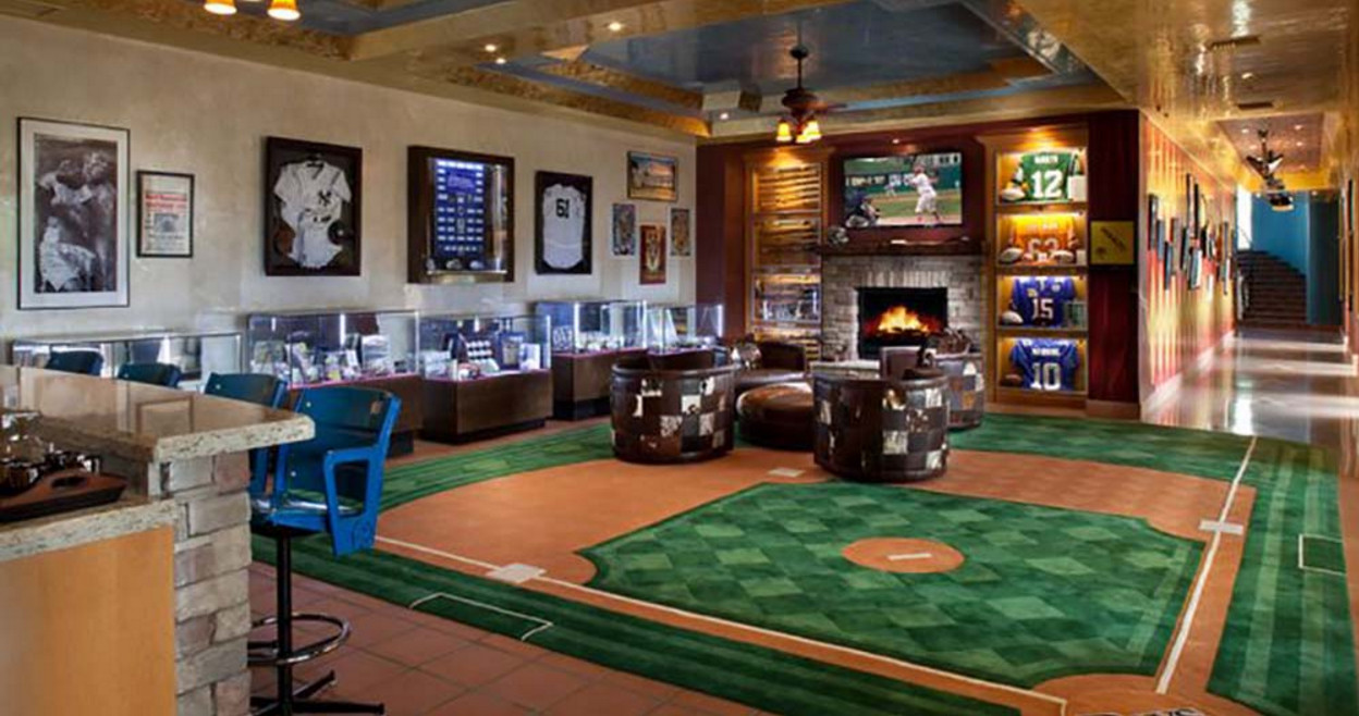 Incredible Baseball Man Cave Ideas