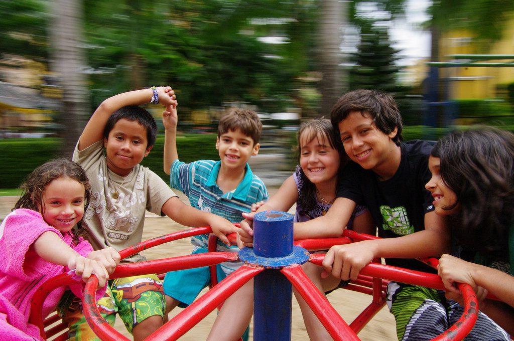 children playing