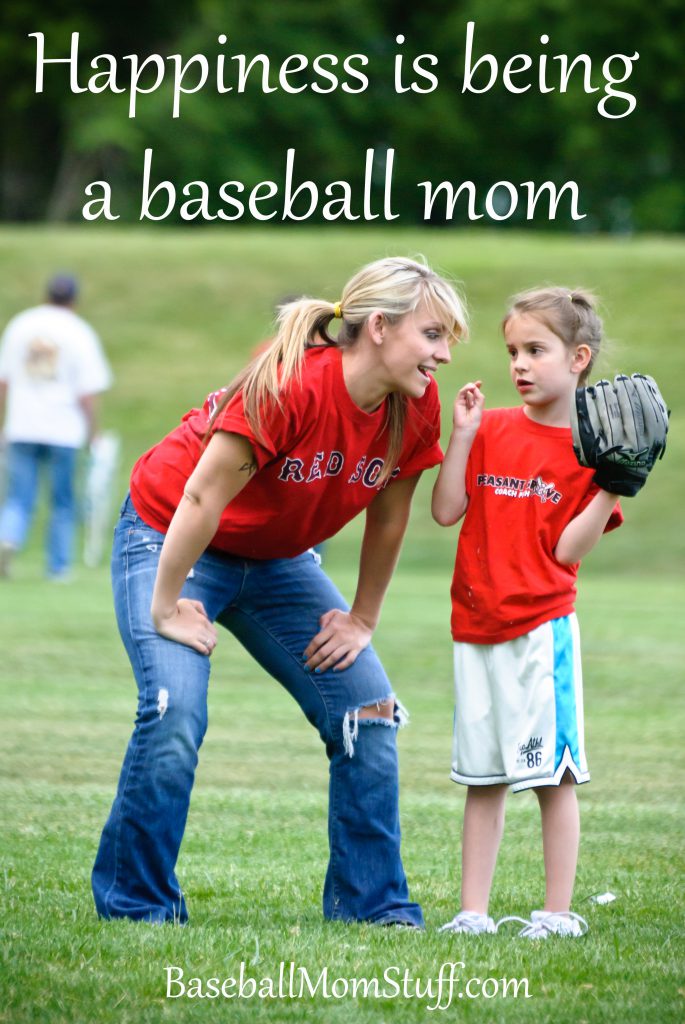 happiness is being a baseball mom