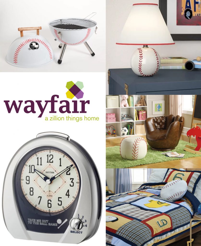 wayfair large baseball decor banner