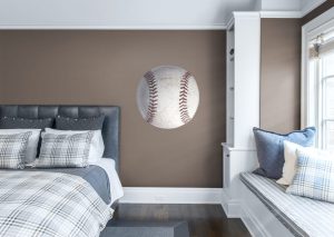 large baseball decal