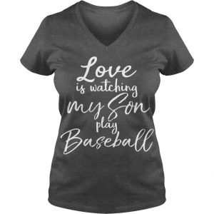 love is watching my son play baseball