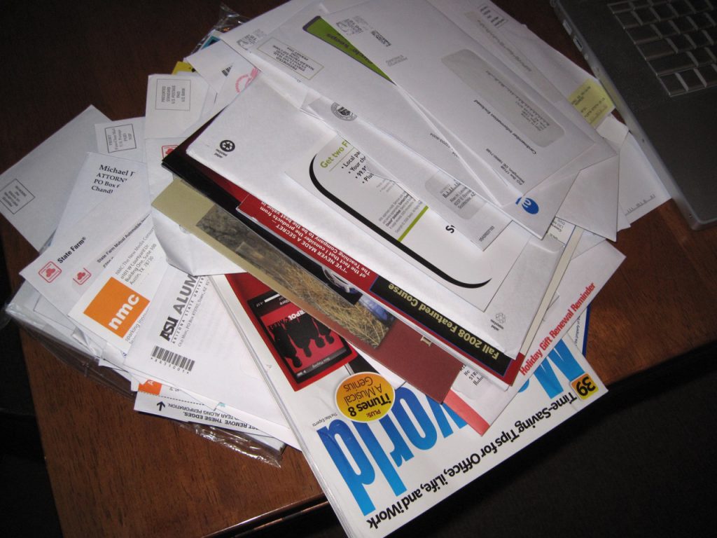 pile of mail